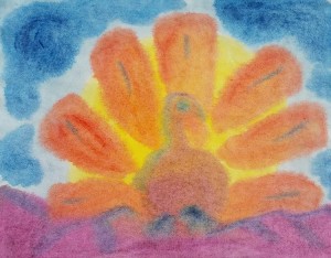 Animals and nature processes are made of color and filled with color. Sometimes these are even related. What does a sunrise and a turkey tail have in common?